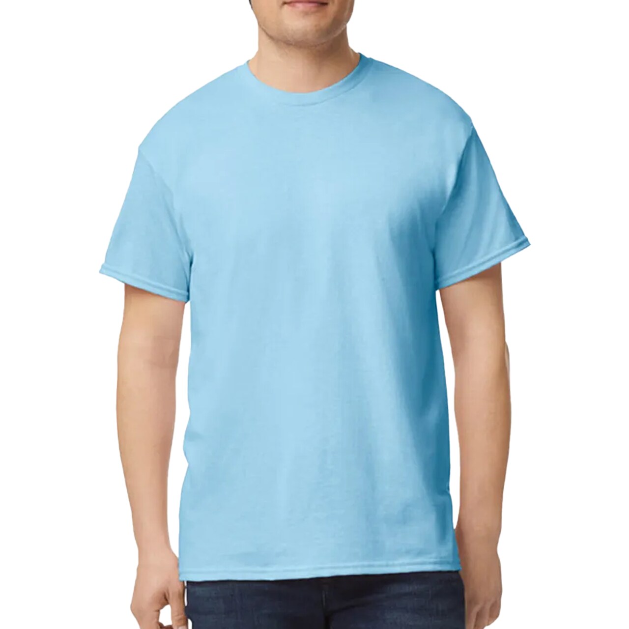 Gildan DryBlend T-Shirt, Men Short Sleeve Assorted Colors Tee for Arts and Crafts